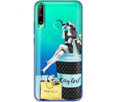Силіконовий чохол BoxFace Huawei P40 Lite E City Girl (39375-cc56)