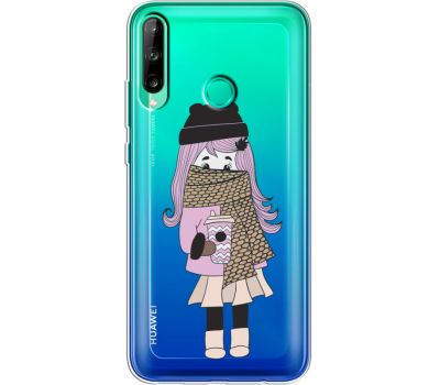 Силіконовий чохол BoxFace Huawei P40 Lite E Winter Morning Girl (39375-cc61)