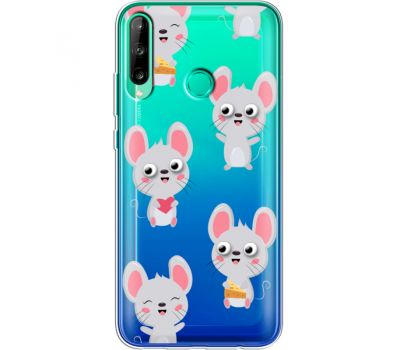 Силіконовий чохол BoxFace Huawei P40 Lite E с 3D-глазками Mouse (39375-cc76)