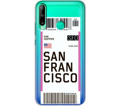 Силіконовий чохол BoxFace Huawei P40 Lite E Ticket  San Francisco (39375-cc79)