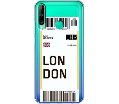 Силіконовий чохол BoxFace Huawei P40 Lite E Ticket London (39375-cc83)