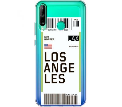 Силіконовий чохол BoxFace Huawei P40 Lite E Ticket Los Angeles (39375-cc85)