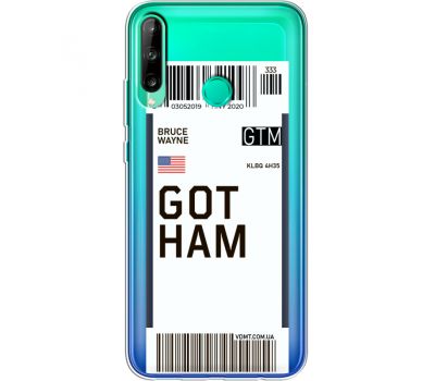 Силіконовий чохол BoxFace Huawei P40 Lite E Ticket Gotham (39375-cc92)