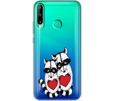 Силіконовий чохол BoxFace Huawei P40 Lite E Raccoons in love (39375-cc29)