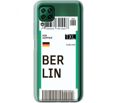 Силіконовий чохол BoxFace Huawei P40 Lite Ticket Berrlin (39380-cc80)