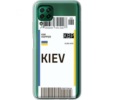 Силіконовий чохол BoxFace Huawei P40 Lite Ticket Kiev (39380-cc88)