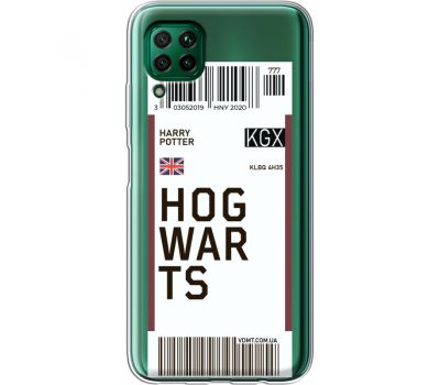 Силіконовий чохол BoxFace Huawei P40 Lite Ticket Hogwarts (39380-cc91)