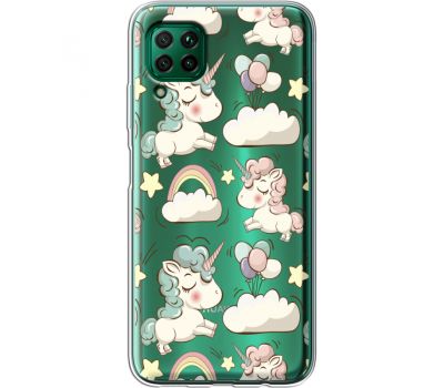 Силіконовий чохол BoxFace Huawei P40 Lite Unicorns (39380-cc2)