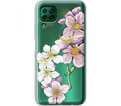 Силіконовий чохол BoxFace Huawei P40 Lite Cherry Blossom (39380-cc4)