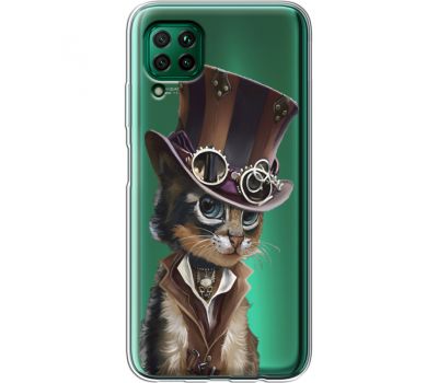 Силіконовий чохол BoxFace Huawei P40 Lite Steampunk Cat (39380-cc39)