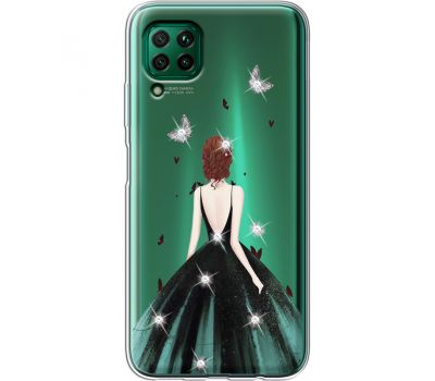 Силіконовий чохол BoxFace Huawei P40 Lite Girl in the green dress (939380-rs13)