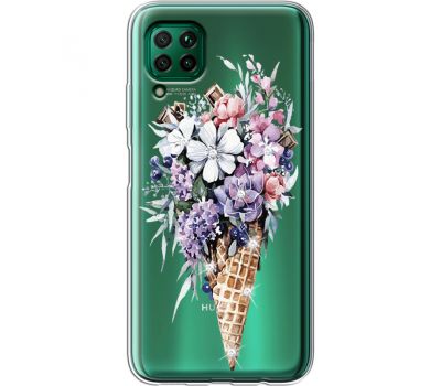 Силіконовий чохол BoxFace Huawei P40 Lite Ice Cream Flowers (939380-rs17)