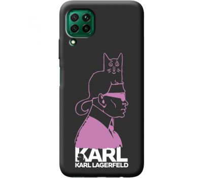 Силіконовий чохол BoxFace Huawei P40 Lite Pink Karl (39655-bk40)