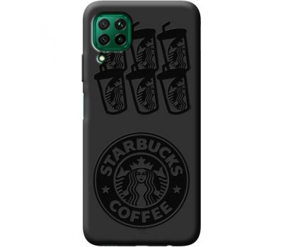 Силіконовий чохол BoxFace Huawei P40 Lite Black Coffee (39655-bk41)