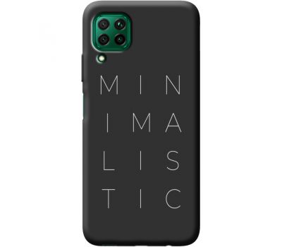 Силіконовий чохол BoxFace Huawei P40 Lite Minimalistic (39655-bk59)