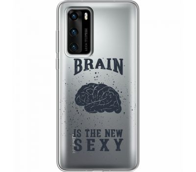 Силіконовий чохол BoxFace Huawei P40 Sexy Brain (39747-cc47)