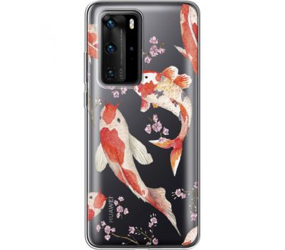 Силіконовий чохол BoxFace Huawei P40 Pro Japanese Koi Fish (39751-cc3)