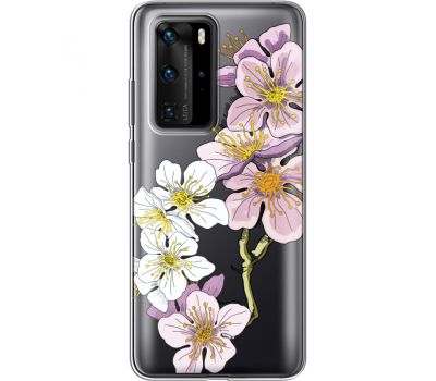 Силіконовий чохол BoxFace Huawei P40 Pro Cherry Blossom (39751-cc4)