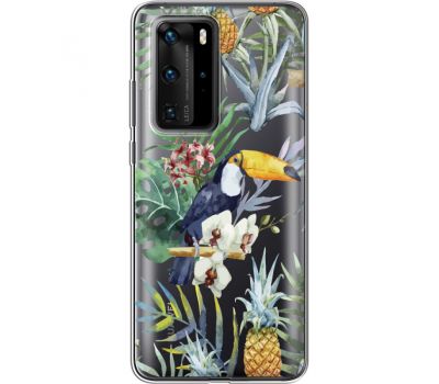 Силіконовий чохол BoxFace Huawei P40 Pro Tucan (39751-cc6)