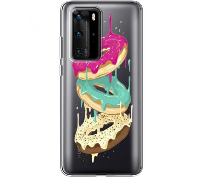 Силіконовий чохол BoxFace Huawei P40 Pro Donuts (39751-cc7)