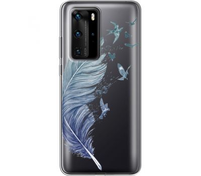 Силіконовий чохол BoxFace Huawei P40 Pro Feather (39751-cc38)