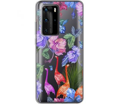 Силіконовий чохол BoxFace Huawei P40 Pro Flamingo (39751-cc40)