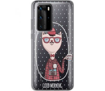 Силіконовий чохол BoxFace Huawei P40 Pro Good Morning (39751-cc42)