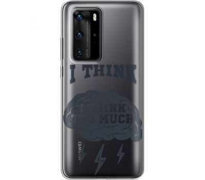 Силіконовий чохол BoxFace Huawei P40 Pro Think (39751-cc46)