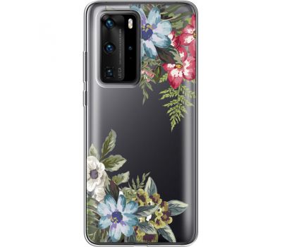 Силіконовий чохол BoxFace Huawei P40 Pro Floral (39751-cc54)