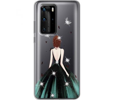 Силіконовий чохол BoxFace Huawei P40 Pro Girl in the green dress (939751-rs13)