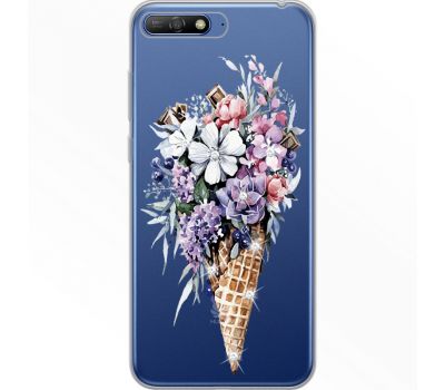 Силіконовий чохол BoxFace Huawei Y6 2018 Ice Cream Flowers (934967-rs17)