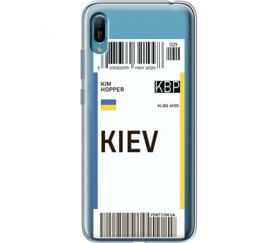 Силіконовий чохол BoxFace Huawei Y6 2019 Ticket Kiev (36452-cc88)