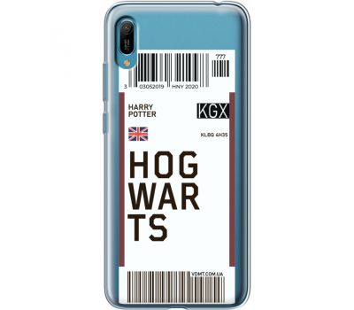 Силіконовий чохол BoxFace Huawei Y6 2019 Ticket Hogwarts (36452-cc91)
