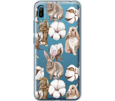 Силіконовий чохол BoxFace Huawei Y6 2019 Cotton and Rabbits (36452-cc49)