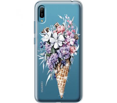 Силіконовий чохол BoxFace Huawei Y6 2019 Ice Cream Flowers (936452-rs17)