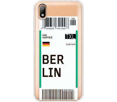 Силіконовий чохол BoxFace Huawei Y5 2019 Ticket Berrlin (37077-cc80)