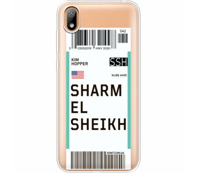 Силіконовий чохол BoxFace Huawei Y5 2019 Ticket Sharmel Sheikh (37077-cc90)