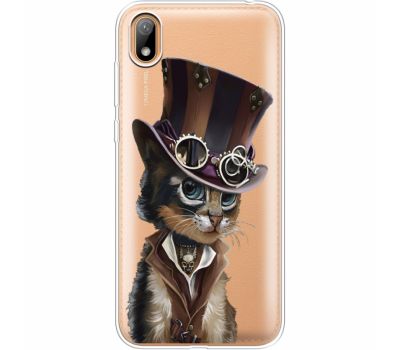 Силіконовий чохол BoxFace Huawei Y5 2019 Steampunk Cat (37077-cc39)