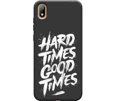 Силіконовий чохол BoxFace Huawei Y5 2019 hard times good times (37636-bk72)