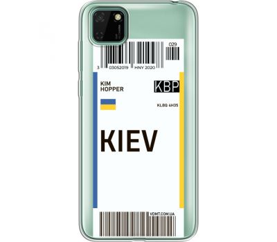 Силіконовий чохол BoxFace Huawei Y5p Ticket Kiev (40025-cc88)