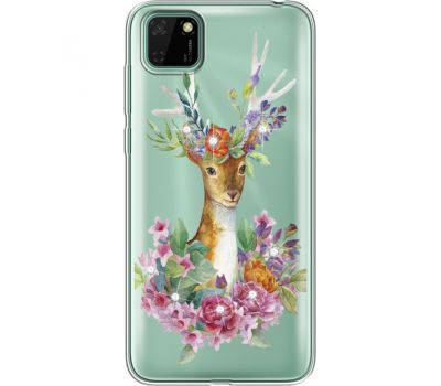 Силіконовий чохол BoxFace Huawei Y5p Deer with flowers (940025-rs5)