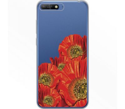 Силіконовий чохол BoxFace Huawei Y6 2018 Red Poppies (34967-cc44)