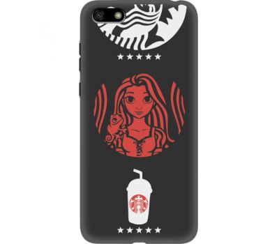 Силіконовий чохол BoxFace Huawei Y5 2018 RedWhite Coffee (34776-bk43)