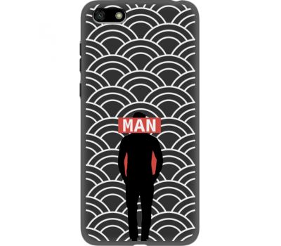 Силіконовий чохол BoxFace Huawei Y5 2018 Man Pattern (34776-bk52)