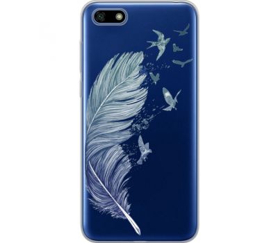 Силіконовий чохол BoxFace Huawei Y5 2018 Feather (34965-cc38)