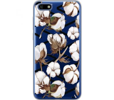 Силіконовий чохол BoxFace Huawei Y5 2018 Cotton flowers (34965-cc50)