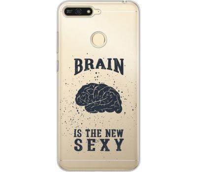 Силіконовий чохол BoxFace Huawei Y6 Prime 2018 / Honor 7A Pro Sexy Brain (34998-cc47)