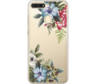 Силіконовий чохол BoxFace Huawei Y6 Prime 2018 / Honor 7A Pro Floral (34998-cc54)