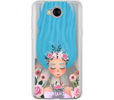 Силіконовий чохол BoxFace Huawei Y5 2017 Blue Hair (35638-cc57)