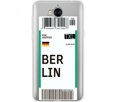 Силіконовий чохол BoxFace Huawei Y5 2017 Ticket Berrlin (35638-cc80)